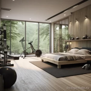 Bedroom with Home Gym Integration stylize v ececd ba bebf 071223 design-foto.ru