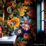 Bold Wallpaper Patterns in Small Spaces stylize bbe ed c cebfb _1_2 071223 design-foto.ru