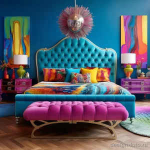 Bold and colorful bedroom decor with statement furni ddaa ad de bf efe _1 071223 design-foto.ru