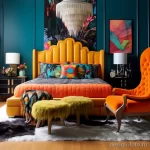 Bold and colorful bedroom decor with statement furni ddaa ad de bf efe _1_2 071223 design-foto.ru