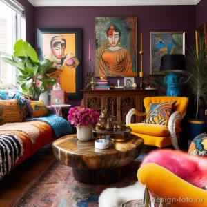 Bold textures on furniture in an eclectic living roo ccc a d bb baa 071223 design-foto.ru