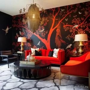 Bold wallpaper in a statement wall design stylize da c c aa cadd _1 041223 design-foto.ru