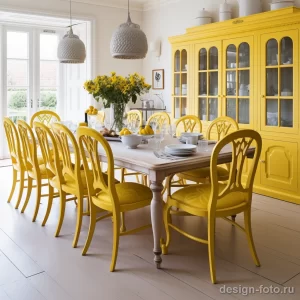 Bright Yellow Dining Chairs stylize v ecd f f c bdea 071223 design-foto.ru