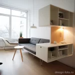 Compact and minimalist furniture in a small apartmen f d f aa fbbd _1_2 071223 design-foto.ru