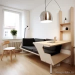 Compact and minimalist furniture in a small apartmen f d f aa fbbd _1_2_3 071223 design-foto.ru