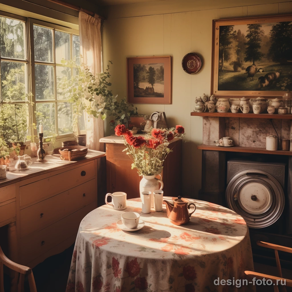 Деревенская кухня: уют и тепло в деталях