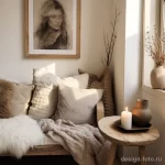 Cozy corner with earthy tones and soft textures s bd b cc ccfcedf _1_2 041223 design-foto.ru