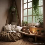 Cozy nook with natural colors for a relaxing atmosph fd db ec ab fbec 041223 design-foto.ru