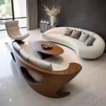 Curved furniture designs in a sleek modern setting cbcfae a cd d ea 071223 design-foto.ru