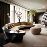 Curved furniture pieces in a contemporary lounge fadb ddb a dadc _1_2_3 041223 design-foto.ru