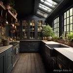 Dark Kitchens Bold Cabinet Colors stylize v bfcdf c da baccffeb 041223 design-foto.ru