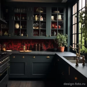 Dark Kitchens Bold Cabinet Colors stylize v bfcdf c da baccffeb _1 041223 design-foto.ru