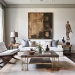Eclectic living room with mixed metal finishes and a f d a aafcf _1_2_3 041223 design-foto.ru