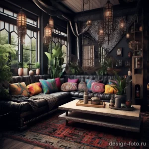 Eclectic lounge space with a variety of textures and cfa adb dd bea fafa _1 041223 design-foto.ru