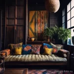 Eclectic lounge space with a variety of textures and cfa adb dd bea fafa _1_2_3 041223 design-foto.ru