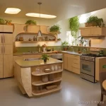 Eco friendly kitchen with sustainable materials and bec fef bddd dfefbee 041223 design-foto.ru