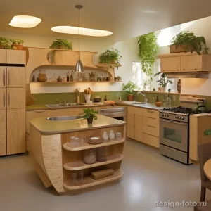 Eco friendly kitchen with sustainable materials and bec fef bddd dfefbee 041223 design-foto.ru