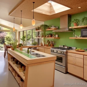 Eco friendly kitchen with sustainable materials and bec fef bddd dfefbee _1_2_3 041223 design-foto.ru