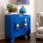 Electric Blue Accent Cabinet stylize v ef a caafe 071223 design-foto.ru