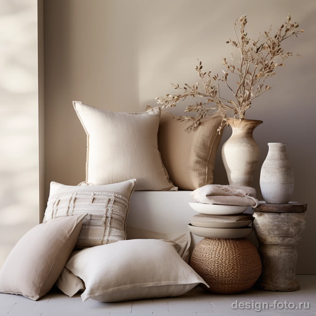 Декоративная композиция в стиле бохо: мягкость и естественность