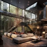 Glass and metal in the interior stylize v debd dda f bd cebee _1_2 131223 design-foto.ru