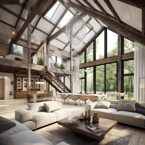 High ceilings and exposed beams in contemporary inte bddfd ac d be edf 131223 design-foto.ru