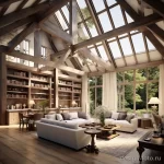 High ceilings and exposed beams stylize v dc fea f dcfaabcaf 131223 design-foto.ru