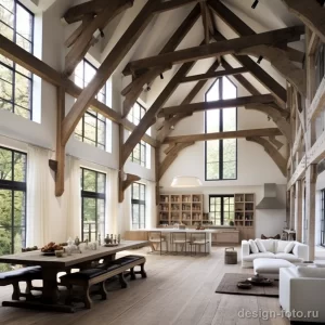 High ceilings and exposed beams stylize v dc fea f dcfaabcaf _1_2_3 131223 design-foto.ru