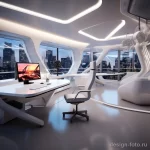 High tech office space with futuristic design elemen b ea f ab fbabafaa 071223 design-foto.ru