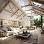 Highlighting high ceilings and exposed beams for a m bcbe d be f ebcbc _1 131223 design-foto.ru