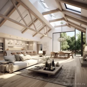 Highlighting high ceilings and exposed beams for a m bcbe d be f ebcbc _1 131223 design-foto.ru