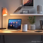 Home office setup with smart assistants and connecte afffbd c c a babebe 041223 design-foto.ru
