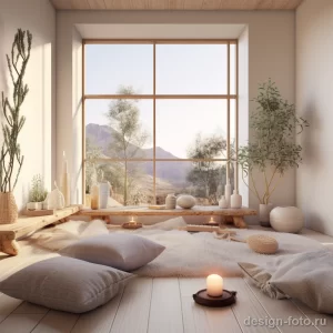 Home wellness space with relaxing decor and serene a cced fa bc fdff _1 041223 design-foto.ru