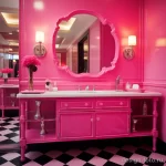 Hot Pink Bathroom Vanity stylize v de f daa _1 071223 design-foto.ru