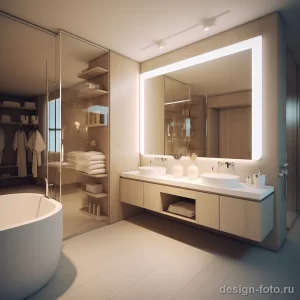 Hybrid Bathroom and Dressing Area stylize v d ae f a baafe 071223 design-foto.ru