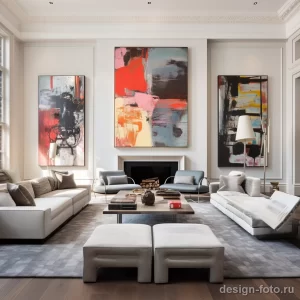 Incorporate art gallery walls in contemporary design da d ab fe _1_2 131223 design-foto.ru