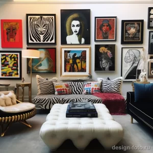 Incorporate art gallery walls in contemporary design da d ab fe _1_2_3 131223 design-foto.ru