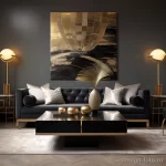 Incorporate metallic accents in modern design sty ce bf baacf _1_2_3 131223 design-foto.ru