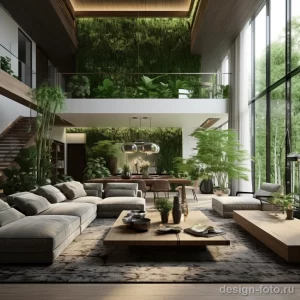 Indoor Oasis Lush Greenery in Contemporary Homes fb ad b bf faeacad 131223 design-foto.ru