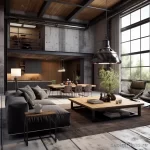 Industrial chic elements in contemporary interiors cfa a b aeece _1_2 131223 design-foto.ru