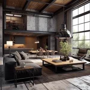 Industrial chic elements in contemporary interiors cfa a b aeece _1_2 131223 design-foto.ru