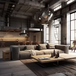 Industrial chic elements in contemporary interiors cfa a b aeece _1_2_3 131223 design-foto.ru