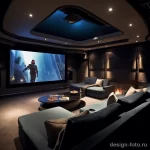 Integrated home theaters in modern design stylize ea eaff af ac eafaa 131223 design-foto.ru