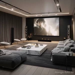 Integrating home theaters seamlessly into modern liv fdeb dc fb da _1_2_3 131223 design-foto.ru