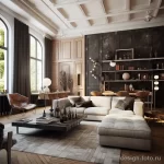 Living room with a mix of different textures and mat eaabf b eaf bd bde 041223 design-foto.ru