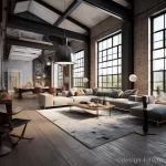 Loft Design Modern Space with Character stylize fce fd a e ee _1_2 071223 design-foto.ru