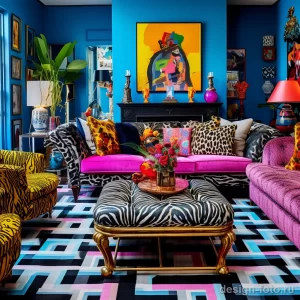 Maximalist lounge with bold patterns and vibrant col defc abec e af bafccba _1_2_3 041223 design-foto.ru