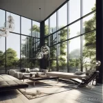 Maximizing natural light with floor to ceiling windo aa eae d eede _1 131223 design-foto.ru