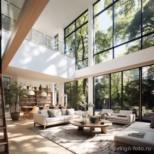 Maximizing natural light with large windows in moder cb b d dabc 131223 design-foto.ru