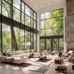 Maximizing natural light with large windows in moder cb b d dabc _1_2 131223 design-foto.ru